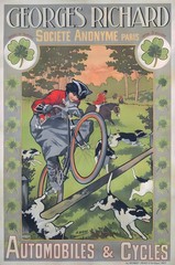 16391.Wall Decor Poster.Interior Art.Georges Richard Cycles French Bicycle Ad
