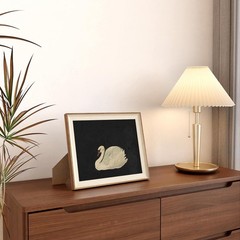 Framed Wall Art for Living Room, Swan Art Canvas Prints, Vintage Home Decor, …