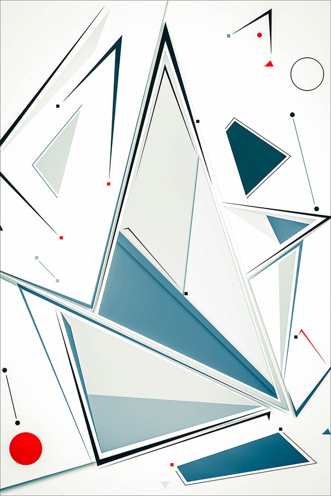 Bohemia Abstract Shape Print Simplicity Painting Wall Home Decor – POSTER 20×30