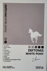 Deftones Wall Decor / Canvas Poster – 8x12in. Set of 9 / Frameless