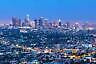 LOS ANGELES CALIFORNIA NIGHT SKYLINE GLOSSY POSTER PICTURE PHOTO PRINT la 3657