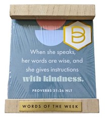 DaySpring, Candace Words of the Week Christianity Tabletop Decoration New