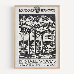 1922London_s Tramways Bostall Woods Travel by Tram (Miss) Hammond Retro Vintage