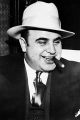 Al Capone Hat And Cigar Mafia Art Wall Indoor Room Outdoor – POSTER 20×30