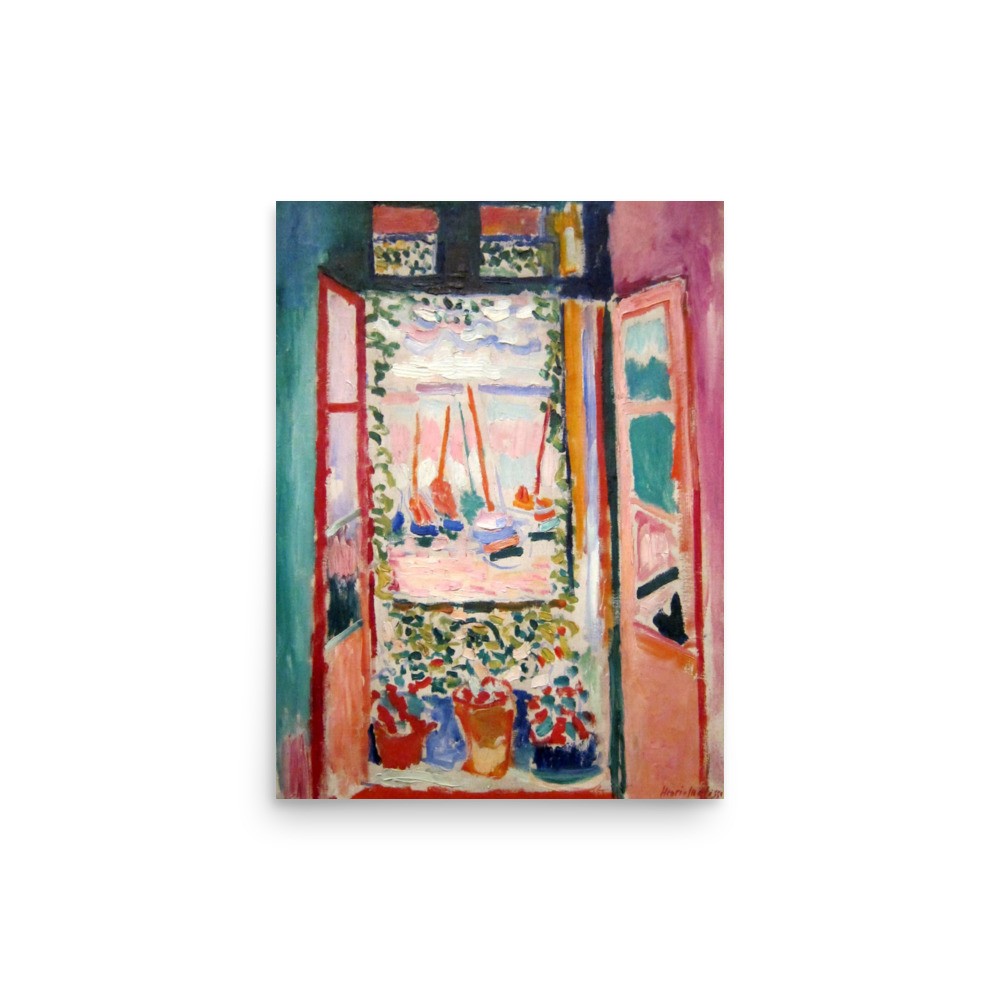 Henri Matisse Open Window Collioure 1905 Wall Art