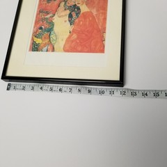 Gustav Klimt Girlfriends Women Friends Framed Art Print 12×14.5 Wall Decor