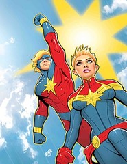 Captain Marvel Comics | Wall Art Poster | 8×11 13×19 FRAMED