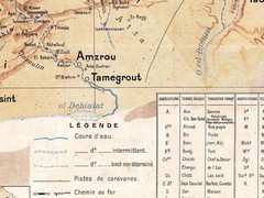 Old Map of Morocco Le Maroc 1925 Vintage Map | Wall Map Print Unframed or Framed