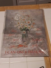 Christian Canvas – I Can Only Imagine Wall Art Christian Flowers Jesus Heaven