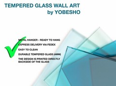 Glass Allah Muhammad Islamic Wall Art, Tempered Glass Muslim Home Decor and Gift