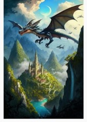 Dragon Wall Decor Picture USA Seller