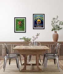 Vintage Cycling Poster Art Series -Set of 5, Tour de France, World Championships