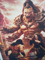BARBARIAN POSTER FANTASY ART 12X18 MATE CARDSTOCK 130 lb NEW CONAN TARZAN 10A