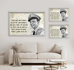 Once Was A Deputy Named Fife Mayberry Sheriff’s Office 24×36 or 11×17 In Poster