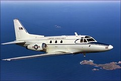 Poster, Many Sizes; Navy North American Ct-39E Sabreliner, Vr-30 In Flight 1980