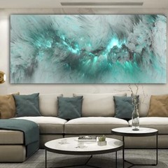 Abstract Colorful Cloud Posters Home Decor Print Canvas Painting Canvas Wall Art
