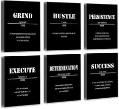 Inspirational Office Wall Art – Motivational Quotes for Living Room – Encoura…
