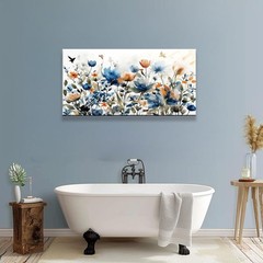 Watercolors Floral Canvas Wall Art Prints for Home Decor Living Room Dining R…