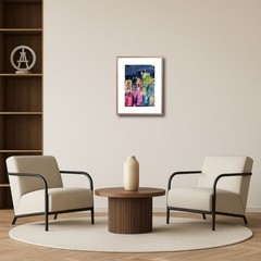 Digital download Painting original «H.I – JAKARTA» In 4 Size