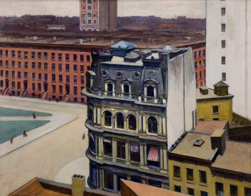 The City Art Print Edward Hopper 1927 American Modernist Urban Landscape