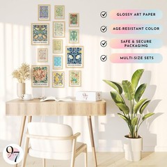 Unframed William Morris Wall Art – Eclectic Botanical Prints for Home Decor