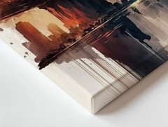 Brooklyn Bridge Canvas Wall Art Urban Skyline Cityscape Landscape Print Home