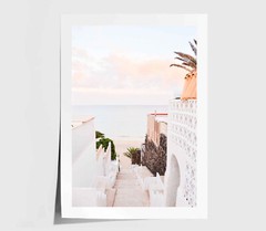 Volcanic Canary Island Print, City Wall Art, Buildings Framed Wall Art, City