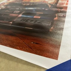 GT Sports Car Toyo Blitz On Night Streets ✅ Poster Canvas Wall Art ✅ 12 X 18 in