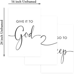 Bible Verse Canvas Wall Art Set