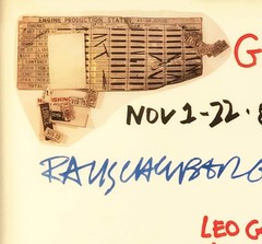 ROBERT RAUSCHENBERG Gluts SIGNED 22.5″ x 28.5″ Offset Lithograph 1986