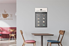 Workshop Series 20″ x 30″ Clear Acrylic Poster Pocket Wall Hanger Side Insert