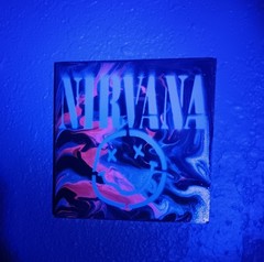 Nirvana Smiley Face Psychedelic Acrylic Art – Original Painting