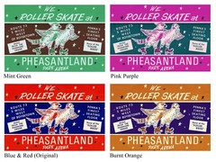Vintage Pheasantland Roller Skating POSTER! (up to 24″ x 36″) – Skate – Rink