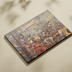 Ernie Barnes Donald Byrd Jazz Art Canvas Print African American Wall Decor Poste