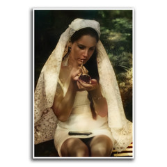 Lana Del Rey Vintage Wedding Dress Premium Poster