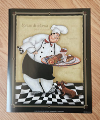 Spruzzi di Dolcezza Italian Chef Kitchen Print 10×8 Applejack 2005