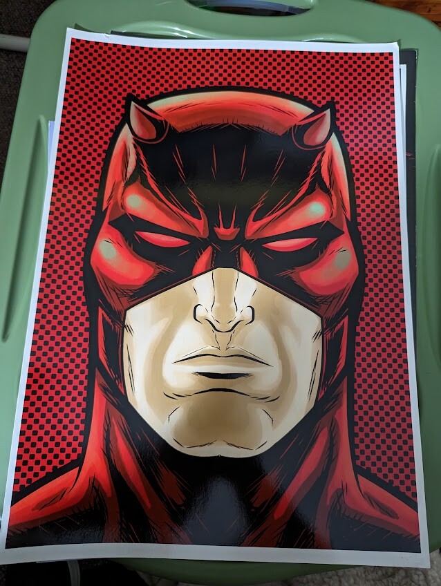 Superhero and Villain Wall hanging, decorations and Poster 20″ x 14″