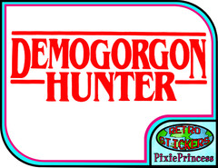 Stranger Things Demogorgon B Vinyl Sticker Wall Poster Window Car Laptop Movie
