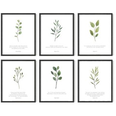 Christian Scripture Art Prints – Set of 6