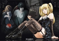 Death Note – Anime TV Show Poster (Misa, Light & L) (Size: 36″ x 24″)