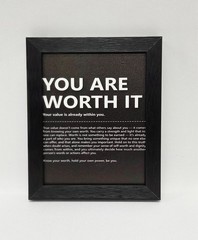 Framed Canvas Wall Decoration Motivational Quote Inspirational 8×10