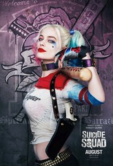 Harley Quinn Margot Robbie Movie Poster Print & Unframed Canvas Prints