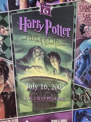 Poster Harry Potter And The Half Blood Prince 2005 Promo 18″x22″ Rare LTD