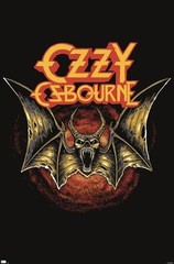 Ozzy Osbourne – Bat Logo Poster Print 12 x 17 Reproduction