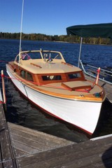 Wooden Boat On Shore Print Canvas Wall Art Home Decor – POSTER 20×30