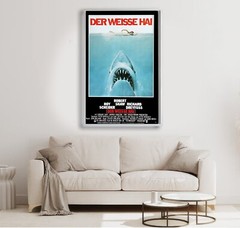 1975 Jaws German Version Classic Movie Poster 11×17 or 24×26 Inch Size