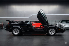 1988 Lamborghini Countach 5000 Quattrovalvole (Black) POSTER 24 X 36 INCH NICE!