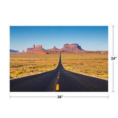 Monument Valley US Highway 163 at Sunset Photo Art Print Poster 24×36 inch
