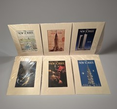 THE NEW YORKER Set Of 6 Magazine Cover Prints Ready To Frame 8” X 10”