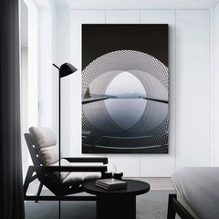 Art Poster Unique Architecture Unframed Inside Canvas Decor 12×18 Inch 1-Piece